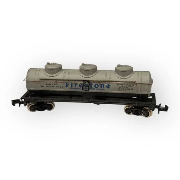 Firestone 42 Ft Three Dome Tank Car GATX30928 Bachmann N Scale Model 5428 w Box - Picture 16 of 16